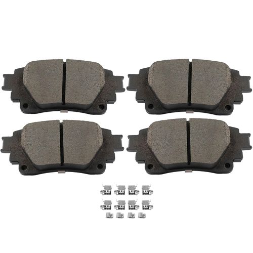 SCITOO D2183 Rear Ceramic Brake Pads Sets w/Hardware Replacement For Toyota For Corolla 2019-2023