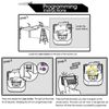 For 377LM Liftmaster Garage Door Keypad Keyless Entry Code Opener Purple Learn