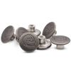 17mm Metal Jean Stud Buttons - Replacement Buttons for Denim, Jeans, Jackets