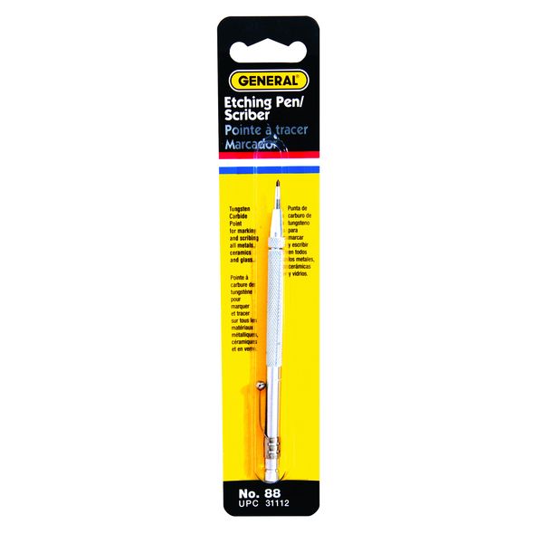 General Tools 88 Tungsten Carbide Scriber Silver, Medium