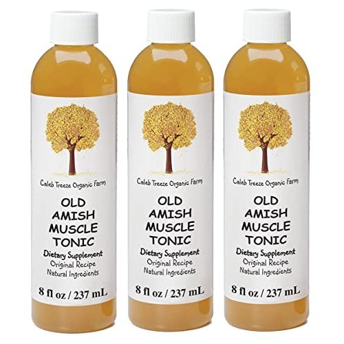 Caleb Treeze Old Amish Muscle Tonic (Formerly: Stops Leg & Foot Cramps) - 3 Pack