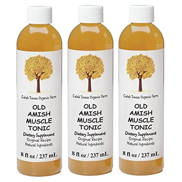 Caleb Treeze Old Amish Muscle Tonic (Formerly: Stops Leg & Foot Cramps) - 3 Pack