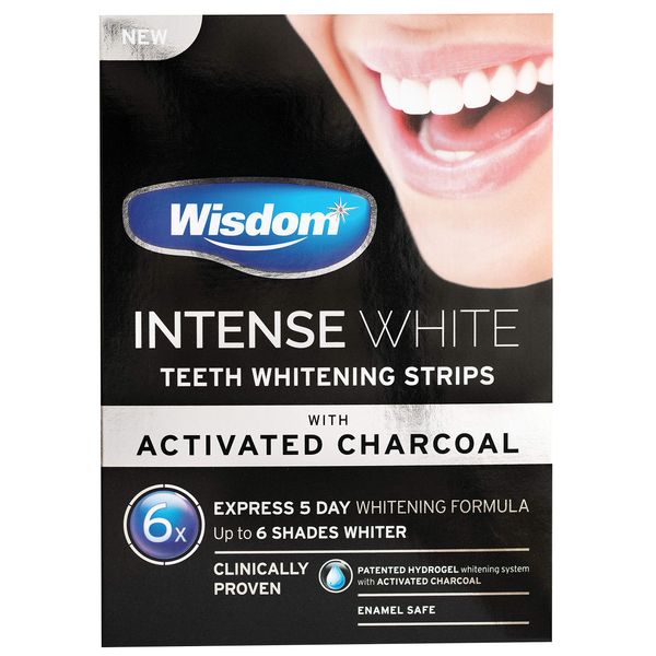 Wisdom Intense White - Charcoal Teeth Whitening Strips