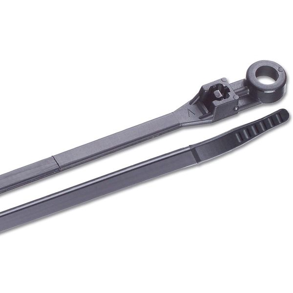 Ancor 8" UV Black Mounting Cable Zip Ties - 100 Pack (199229)