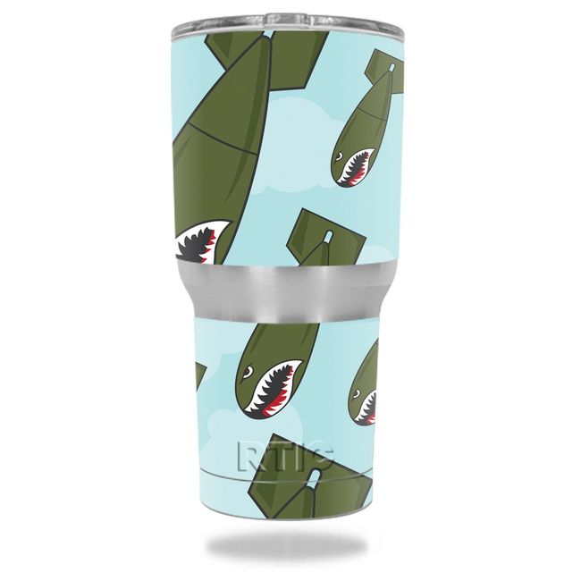 Skin Decal Vinyl Wrap for Yeti 30 oz Rambler Tumbler Cup (6-piece kit)  Stickers Skins Cover / pink camo, camouflage 