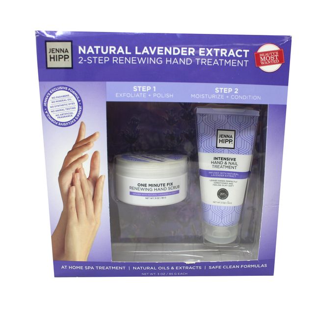 Jenna Hipp Natural Lavender Home Spa Hand Treatment Set