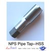 1/16-27 NPT Pipe Tap HSS NPT Taper Thread Uncoated Bright Finished Ground Thread.