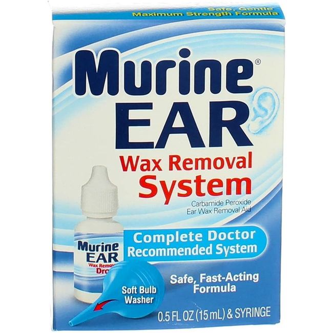 Murine Ear Wax Drops .05 Fl OZ (15ml) with BULB ^