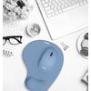 SOAR Wireless Mouse and Mouse Pad, Blue
