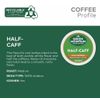 Green Mountain Coffee Keurig K-Cup Pods Half-Caff 72 Count Box