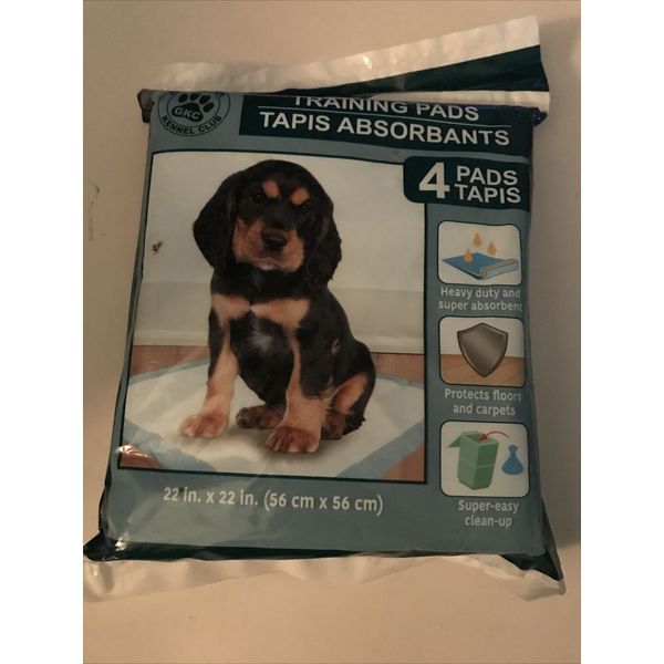 4 Dog Puppy Training Pads 22"x22"  Heavy Duty Super Absorbent  Pet Housebreaking