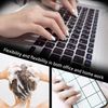 100 Pcs Clear False Nail Tips with Storage Case-Full Cover Coffin Nails in 10 Sizes for Nail Salons and DIY Nail Art-Long Lasting and Durable Artificial Fingernails for Glamorous Looks (Square, Clear)