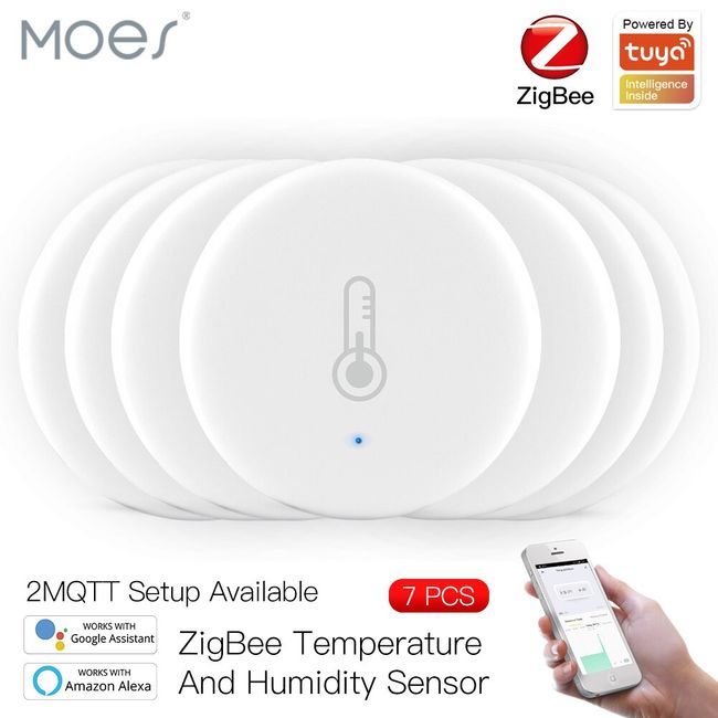 MOES Tuya WiFi Smart Temp & Humidity Sensor Monitor With LCD Screen