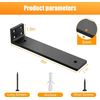 Floating Shelf Brackets 8 Inch Heavy Duty Wall Shelf Brackets 6 Pack for Shelve
