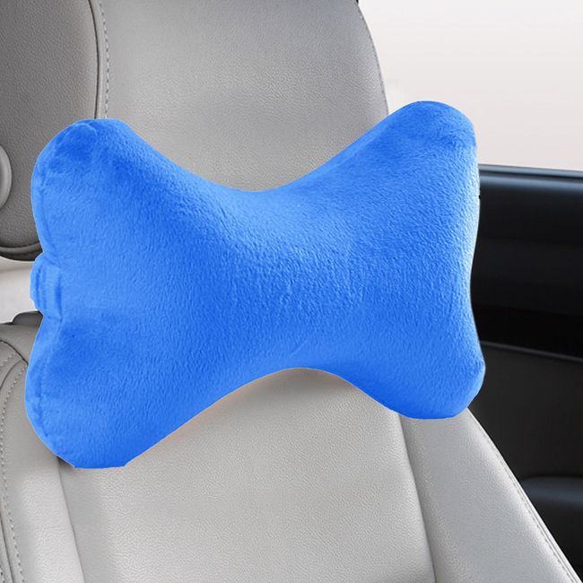 Bookishbunny Dog Bone Shaped Memory Foam Travel Auto Pillow Head