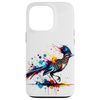 Splash Art Roadrunner Chaparral Bird Case for iPhone 13 Pro