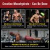 Pure Creatine Monohydrate Capsules - 270 Capsules, 3,500mg per Serving