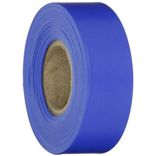 Brady Blue Flagging Tape for Boundaries and Hazardous Areas - Non-Adhesive Tape, 1.188" Width, 300' Length (Pack of 1) - 58345