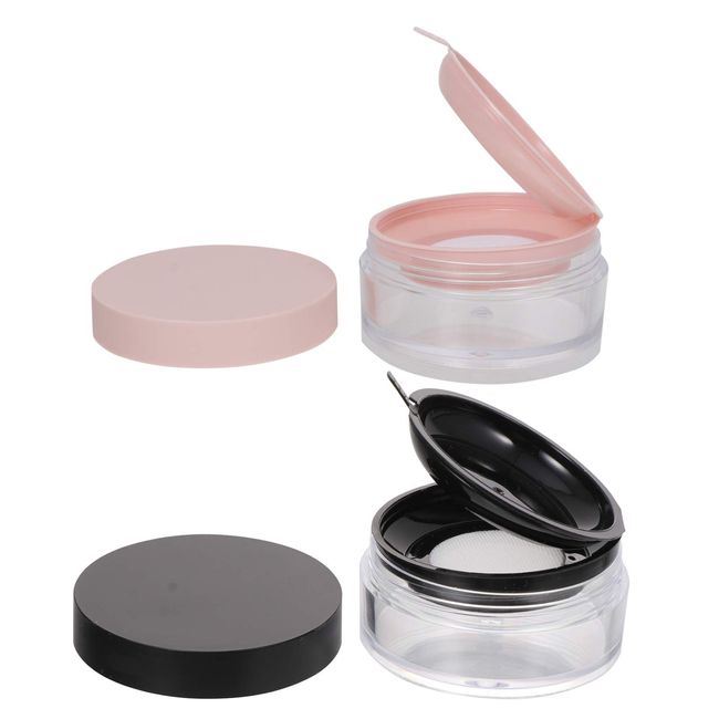 Refillable Makeup Powder Box, Container, Portable Makeup Powder