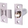 Pack of 2 Adjustable Roller Catch Spring Loaded Latch Lock for Internal Doors | Nickel Plated