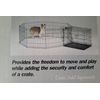 NEW Pet Dog Black E-Coat Exercise Pen Portable Foldable Multi-Purpose Safe Play
