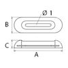 Boot & Motor Hull anode screw-on magnesium 200 x 65 x 35 mm