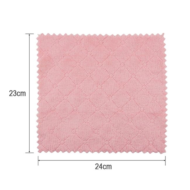 10PCS Kitchen Towel Double-sided Dish Cloth Is Non-oily Scouring Pad for  Cleaning Super Absorbent