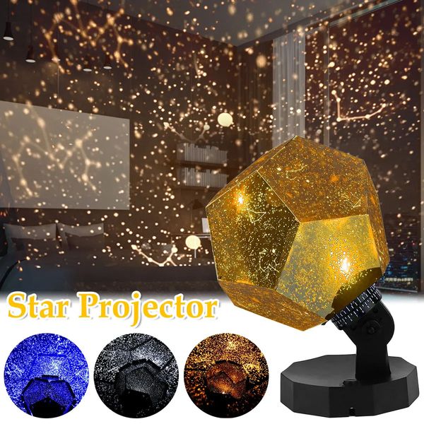 Star Projector Galaxy Lamp 360Degree Rotating Multi-purpose with different theme