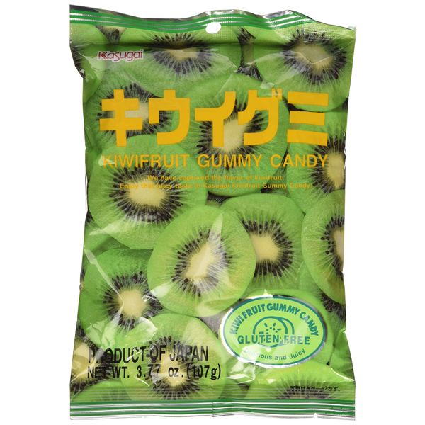 Japanese Fruit Gummy Candy from Kasugai - Kiwi - 107g