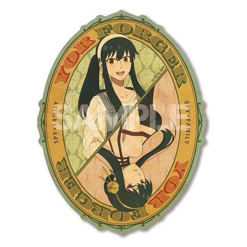 Ensky SPY x FAMILY Travel Sticker 3. Yol Forger Approx. 4.9 x 3.7 inches (125 x 94 mm), Paper, PP