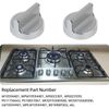 Upgraded Gas Stove knobs (5PCS) Replacement for Whirlpool Range Oven Stainless