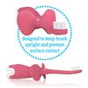 Dr. Brown's Natural Flow Infant Toothbrush, Toothpaste Combo Pack, Pink