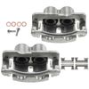 2Pcs Front Brake Caliper with Bracket for Chevy Silverado Suburban GMC Sierra