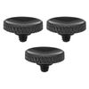 PATIKIL Camera Shutter Release Button, 3 Pack Soft Pure Copper Knurled Shutter Shutter Release Button, Suitable for DSLR/SLR Cameras (Black)