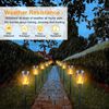 43" Solar Lights Outdoor Upgraded 96LED Waterproof Flickering Flames Torch Light