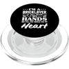 Bricklayer My Hands Are Full Heart PopSockets PopGrip for MagSafe