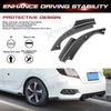 Rear Bumper Lip Canards Splitter Diffuser Side Aprons For Honda Civic 2016-2021