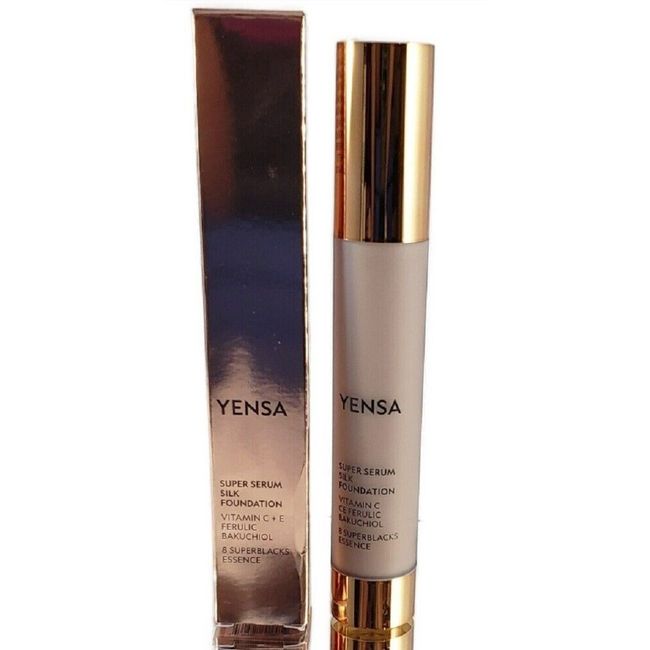 YENSA Super Serum Silk Foundation ~ Light Medium 1 oz/ 30mL Full Size NIB