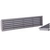 Double Sided Grey Bathroom Door Air Vent Grille 45x9cm