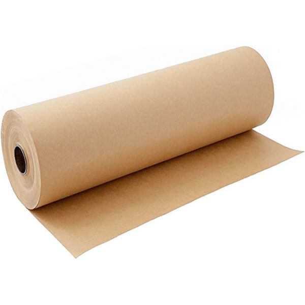 PONGHEI Brown Kraft Paper Roll 12" x 100ft (1200 Inch) for Gift Wrapping Packing, Brown Paper for Arts Crafts, Kraft Paper for Bulletin Board Poster