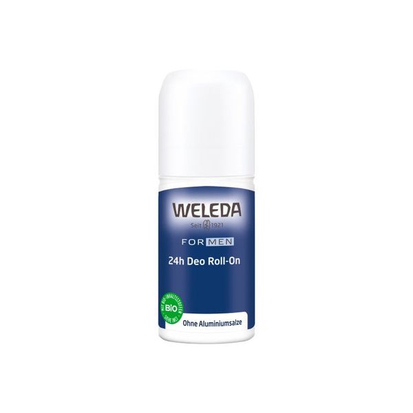 WELEDA For Men 24h Deo Roll-On, 50 ml Creme