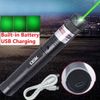 USB Rechargeable 990Miles Green Laser Pointer Pen 532NM Visible Beam Light 1mw