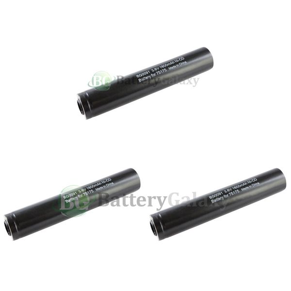 3 NEW Rechargeable Battery for STREAMLIGHT STINGER Flashlight 3 Sub C 500+SOLD
