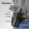 OWB Paddle Holster fits Shadow Systems DR920L Elite (Right-Hand Draw, Black)