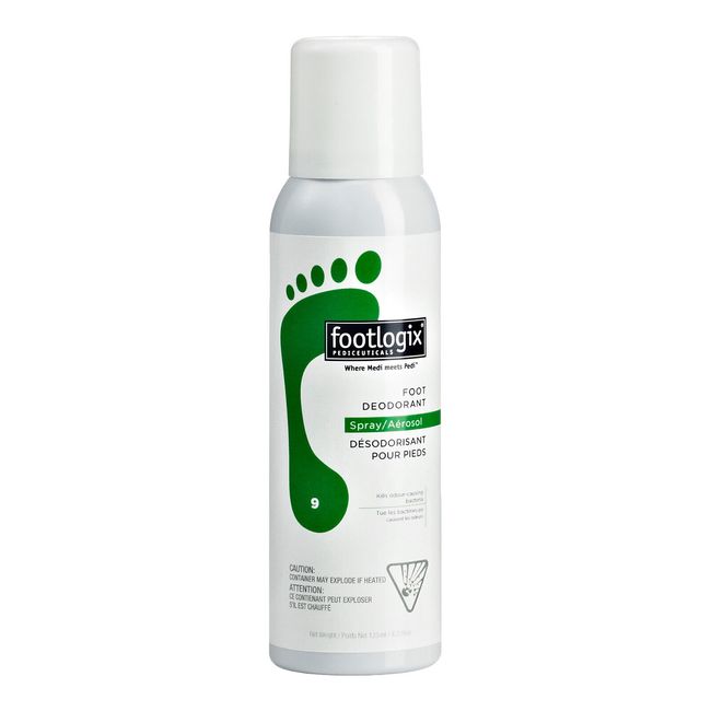 Footlogix Foot Deodorant Spray 4.2 oz125 ml. Foot Deodorant