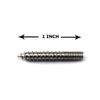 Conchos for Clothes - Wood Screws & Adapter for Concho - 1" - 10/pack