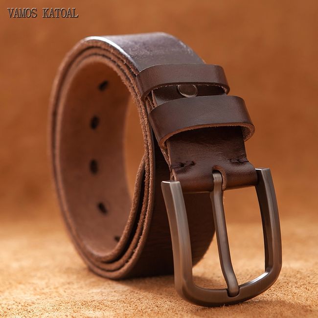 High Quality Plus Size Genuine Leather Belt Metal Alloy Automatic Buckle  Brand Luxury Design Waist Belts for Men Strap Male 2023