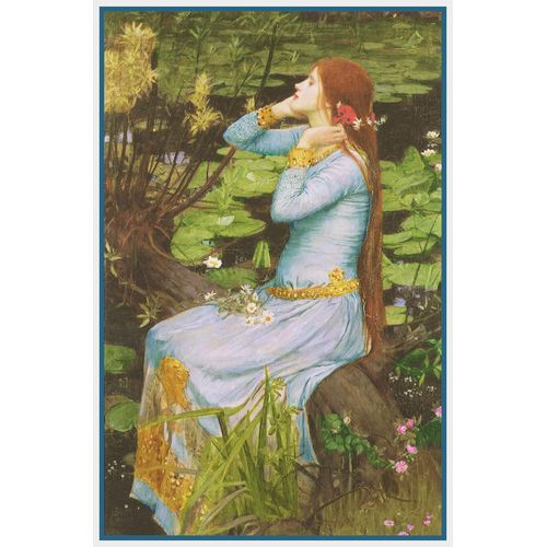 Orenco Originals Ophelia by John William Waterhouse Counted Cross Stitch Pattern