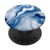 Abstract Pattern Blue And White PopSockets Swappable PopGrip
