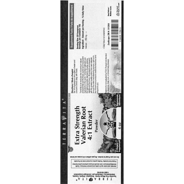 Extra Strength Valerian Root 4:1 Extract Powder (4 oz, ZIN: 511264)